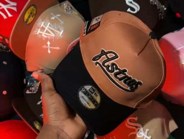 Casquette Astros Marron-Noir