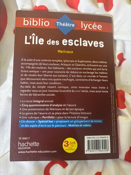 L'Île des esclaves Marivaux