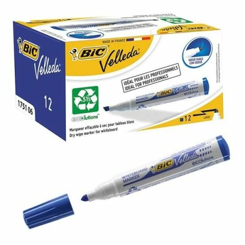 Marqueur Veleda BIC Bleu