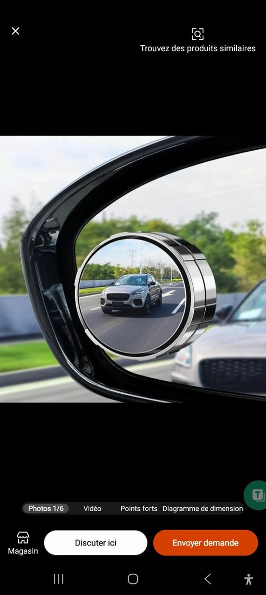 Rétroviseur d'angle mort