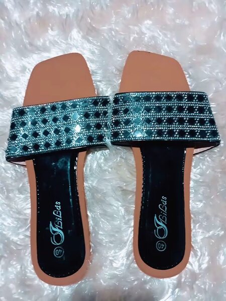 Sandales élégantes strass