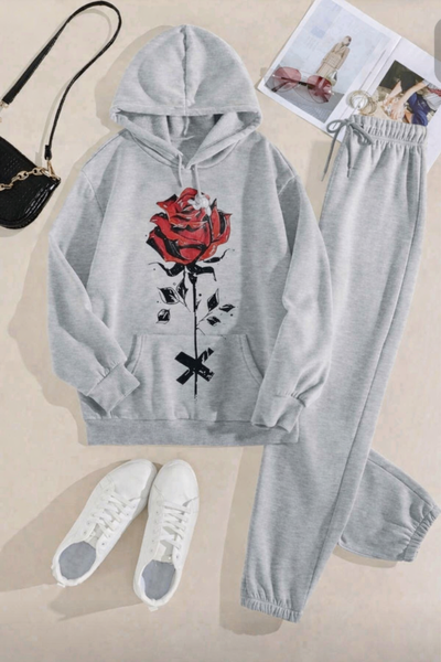 Ensemble de survêtement à capuche confort