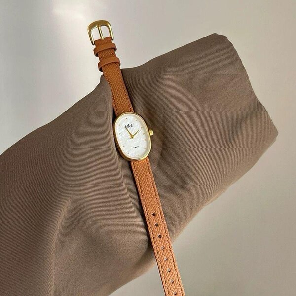 Montre Femme ike en Cuir Marron