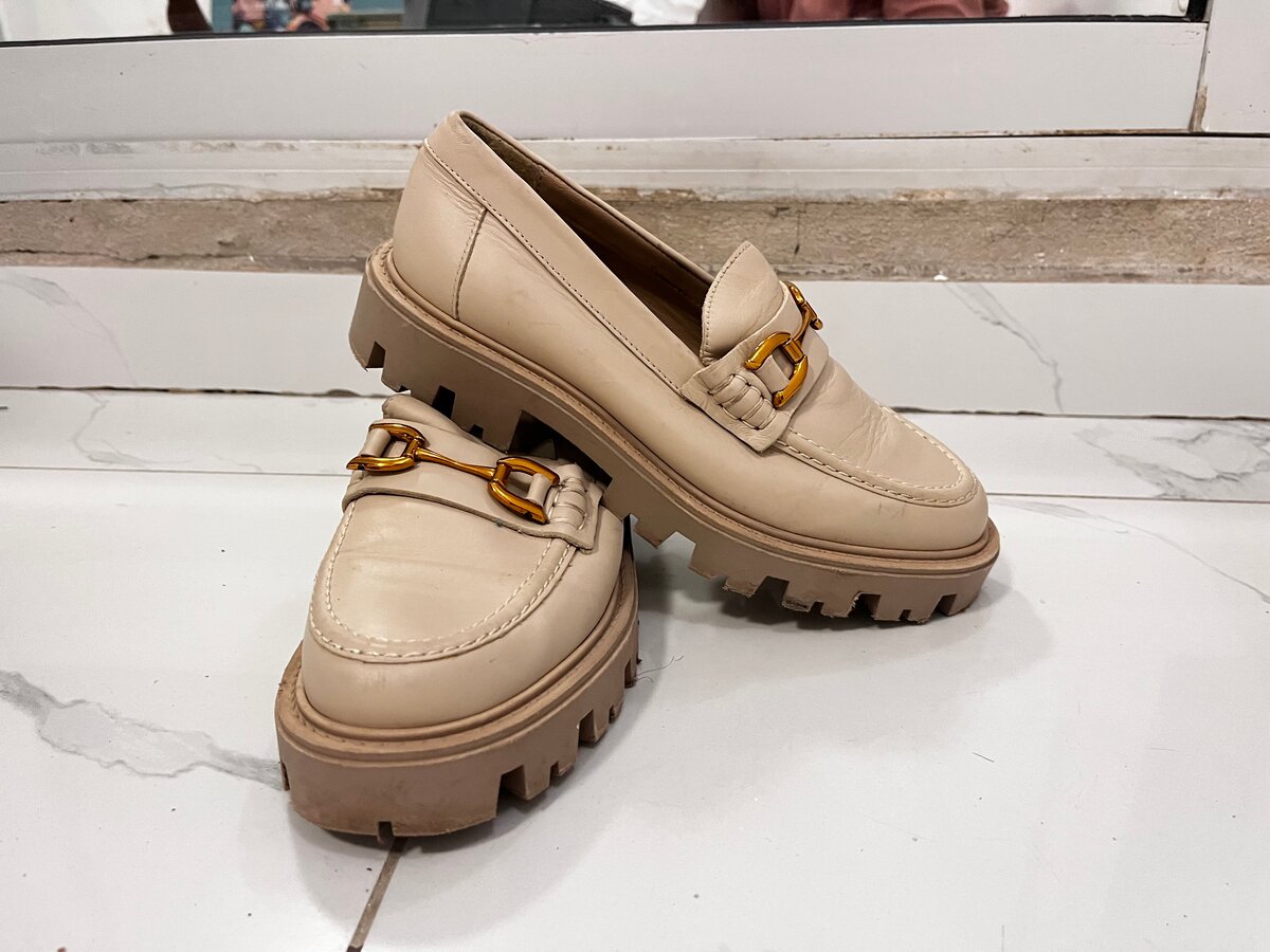 Mocassins à semelle épaisse