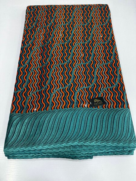 Tissu Wax Africain Coloré