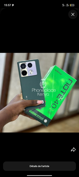 Téléphone Infinix Note 40 100W