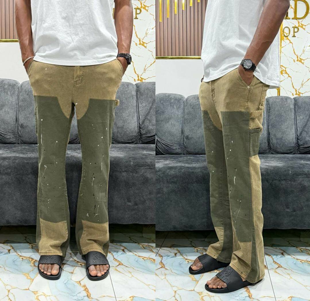 Patchwork Denim Jeans