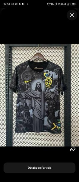 Maillot de football unique