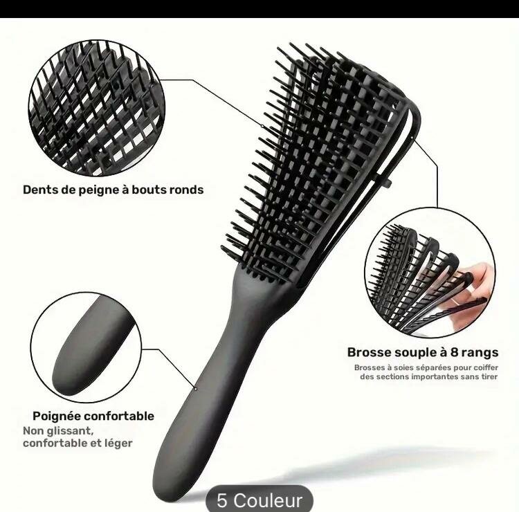 Brosse démêlante anti-statique