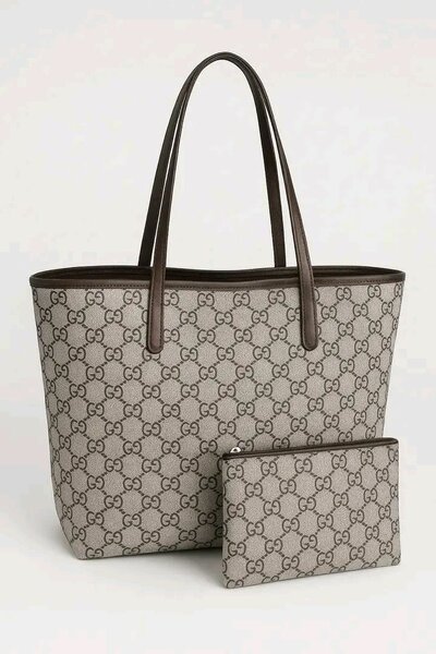 Sac cabas avec pochette