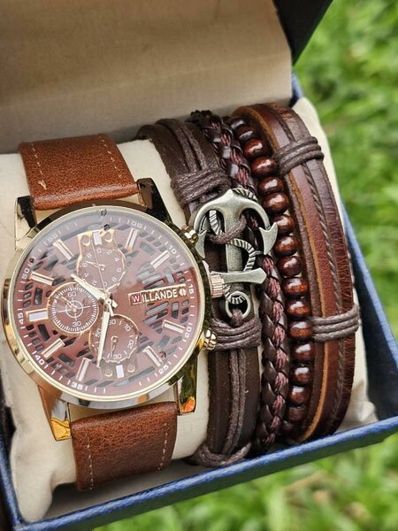 Montre homme avec bracelets