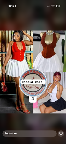 Ensemble corset et jupe