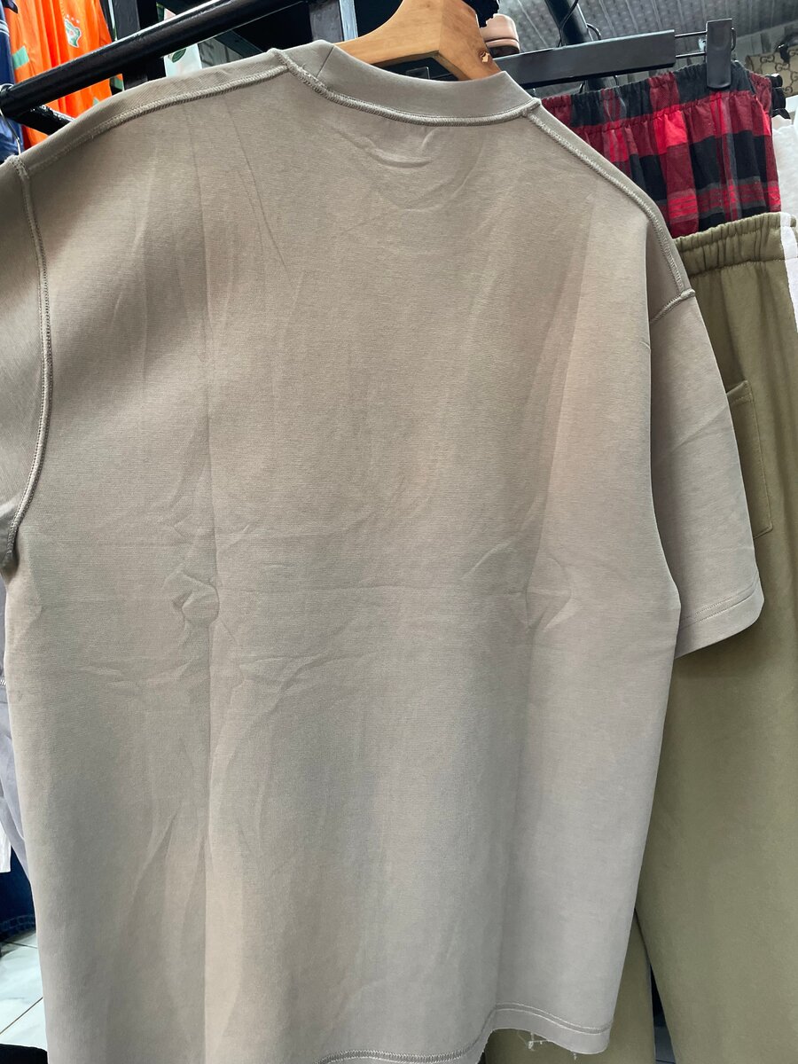 T-shirt oversize gris