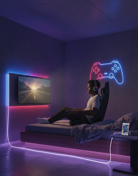 Kit ruban LED RGB avec télécommande