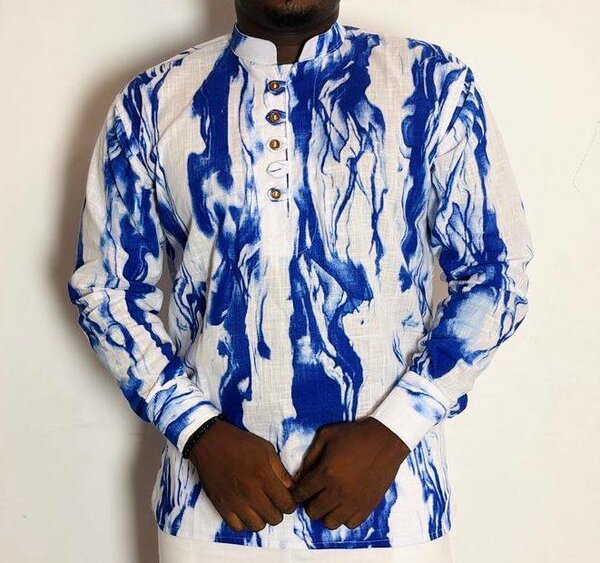 Chemise à motifs pour hommes