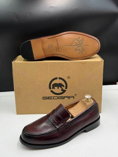 Mocassins élégants en cuir