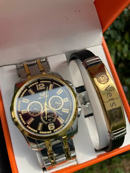 Coffret noir/blanc Versace