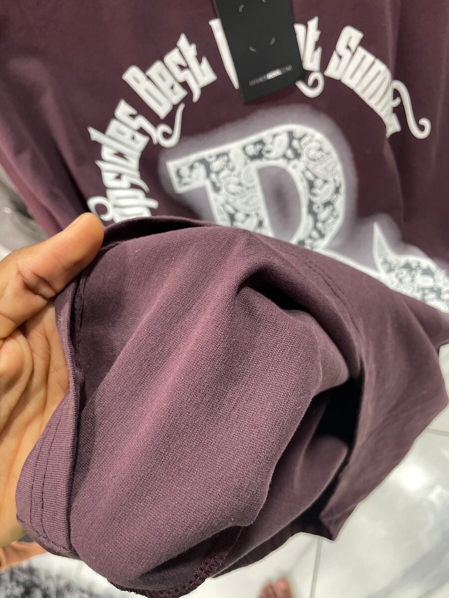 T-shirt Rockstar marron