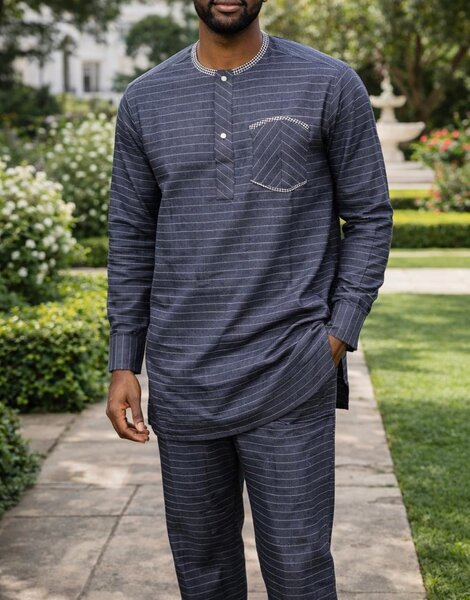 Ensemble homme africain moderne