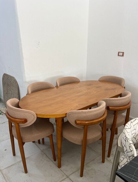 Table à manger en bois 8 places