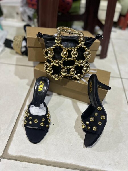 Sandales et Sac À Main Élegants