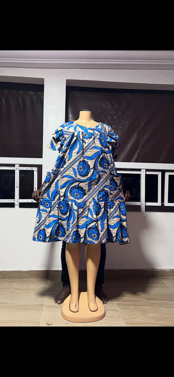 Robe évasée bohème colorful