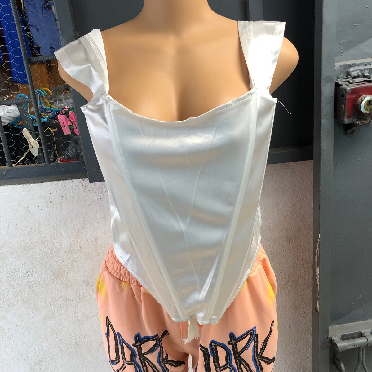 Top corset style femme