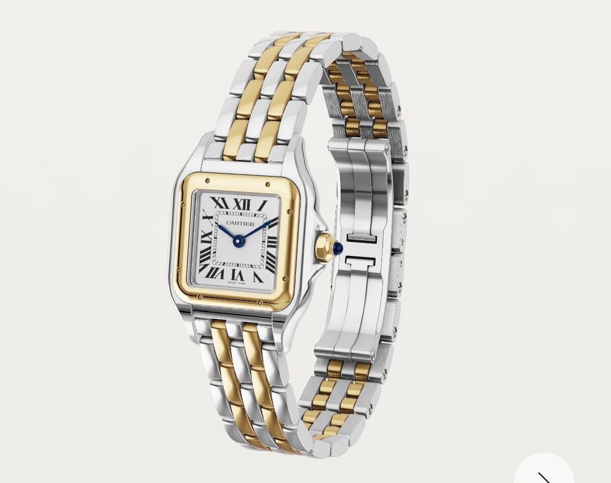 Montre élégante en acier inoxydable