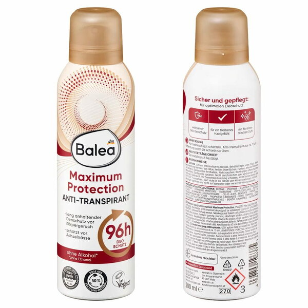 Balea Déodorant Anti-Transpirant 200ml