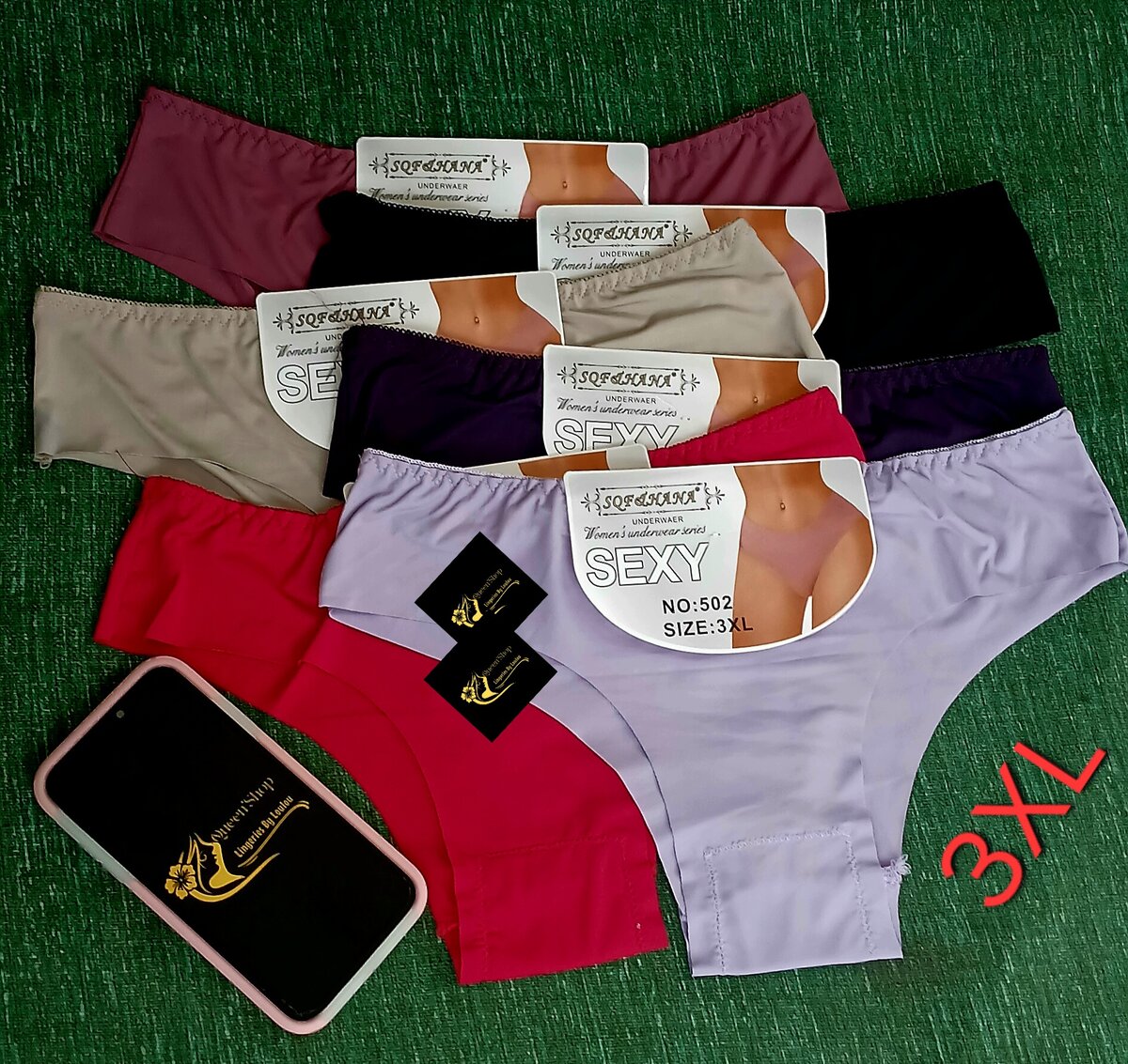 12 Lots de culotte sans-trace