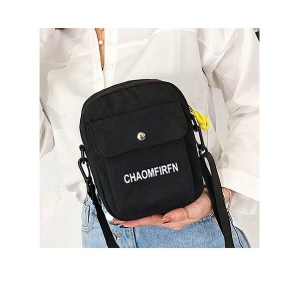 Sac bandoulière noir tendance