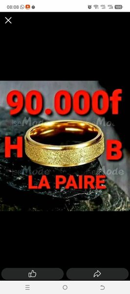 Bague en or EXCELL'B