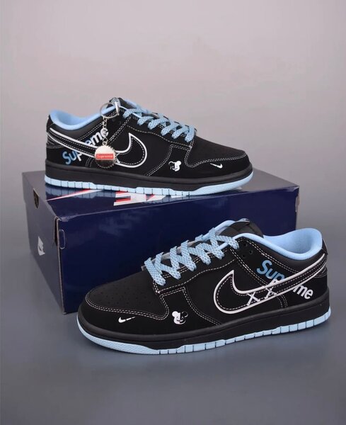 Baskets Nike Supreme noires