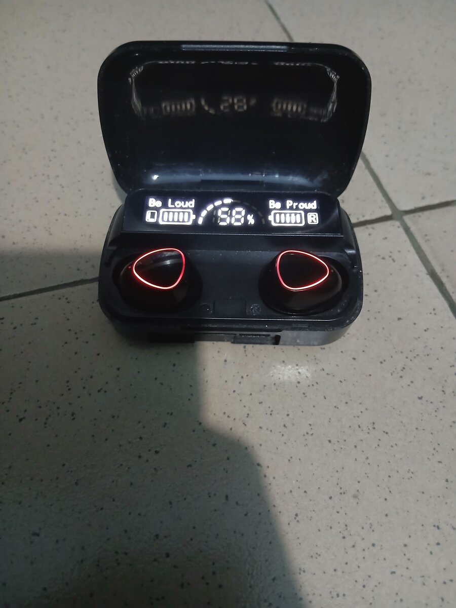 Écouteurs sans fil LED