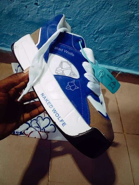 Naked Wolfe baskets homme bleu