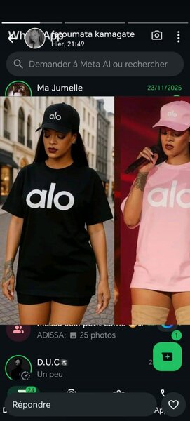 Casquette et t-shirt logo "Alo"