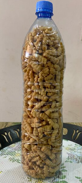 Snack croquant en bouteille