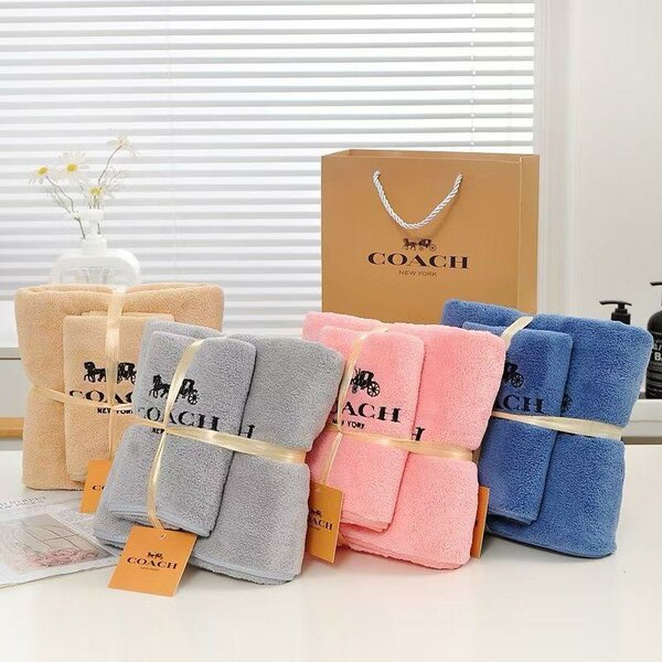 Serviettes Coach en éponge