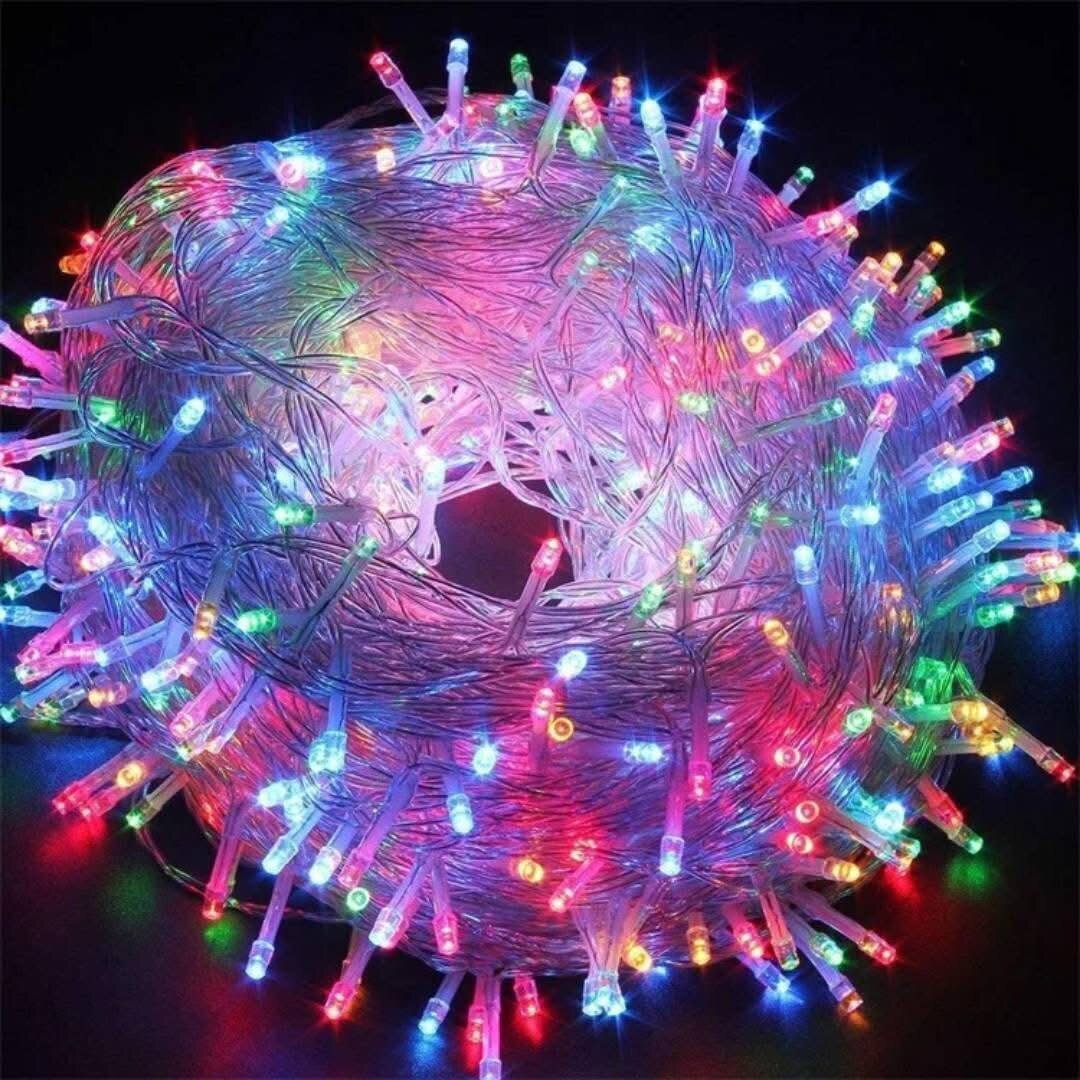 Guirlande lumineuse LED multicolore