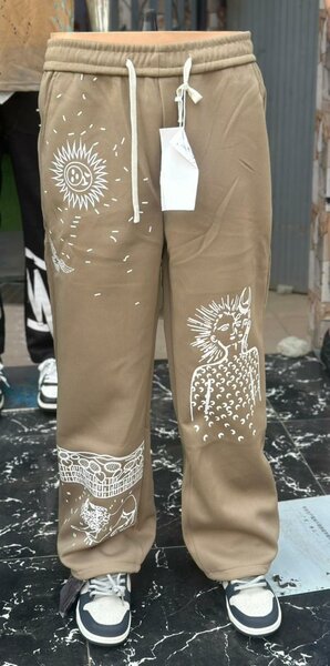 Pantalon streetwear imprimé