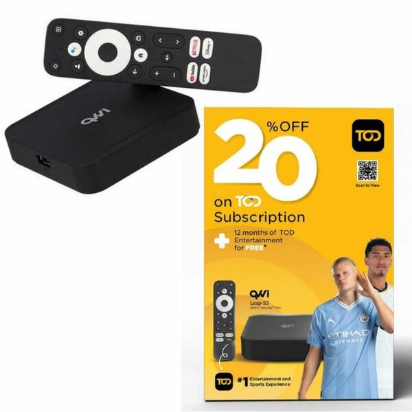 TV 4K QVWI Leap-S3,  TOD