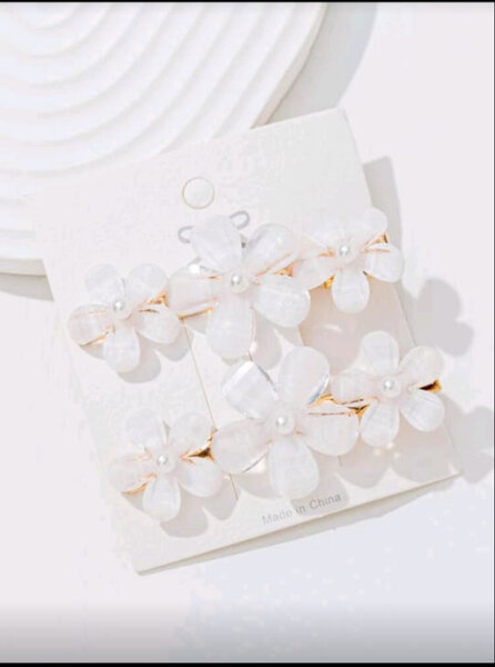 Pinces à cheveux fleurs élégantes