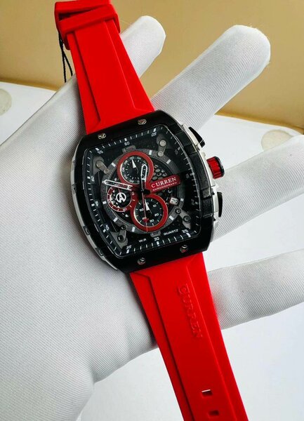 Montre Homme Sport Rouge
