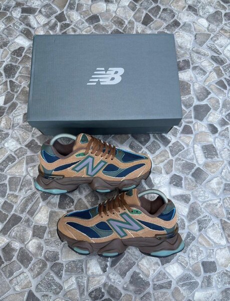 New Balance 9060 Marron et Bleu