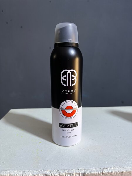 Déodorant cuir noir Aviator