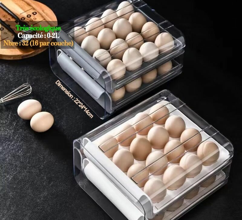 Boîte Rangement Œufs Frigo