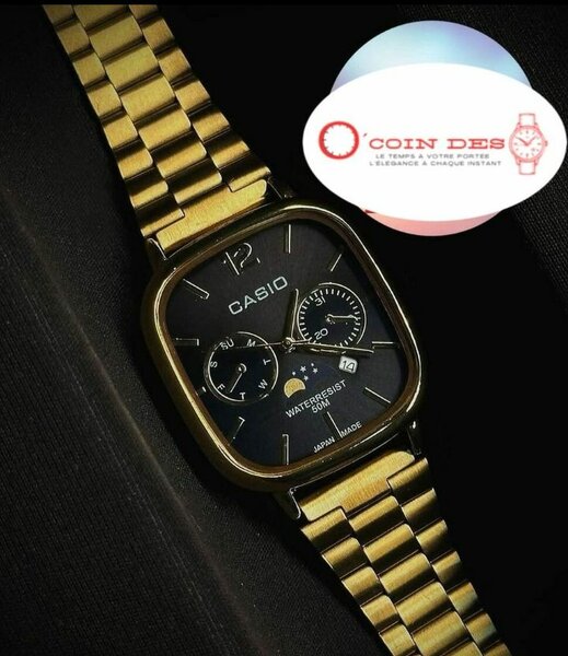 Montre Casio Dorée Homme