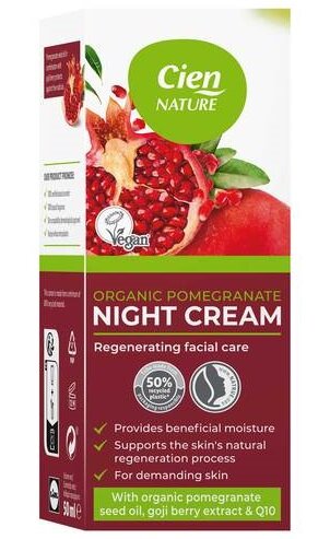 Crème Nuit Grenade Bio Cien