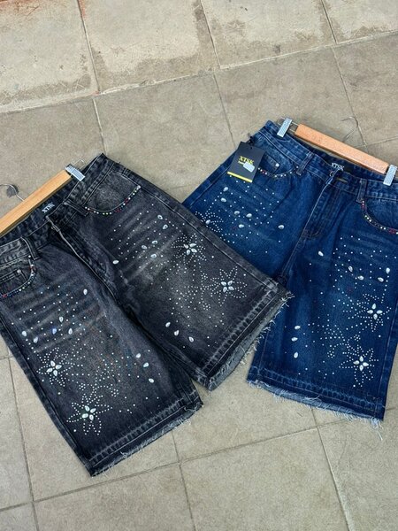 Jeans splatter paint pour homme