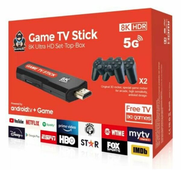 Game TV Stick 8K Ultra HD Android TV